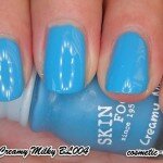 5 Blue Nail Polishes: Skinfood Creamy Milk Polish in BL004