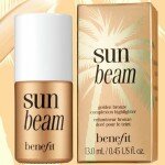 Benefit Sun Beam Golden Bronze Complexion Highlighter looks SUNNY!